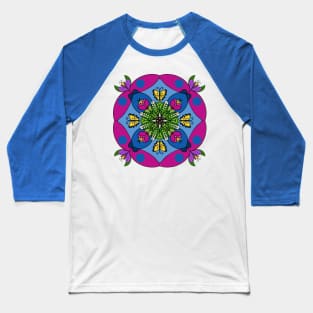 Nature Mandala Baseball T-Shirt